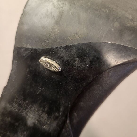 Tony Bianco Bello Point Toe Leather Boots Black Size 7 - Picture 6 of 7